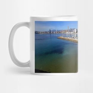 Benidorm Mal Pas Beach Costa Blanca Spain Mug